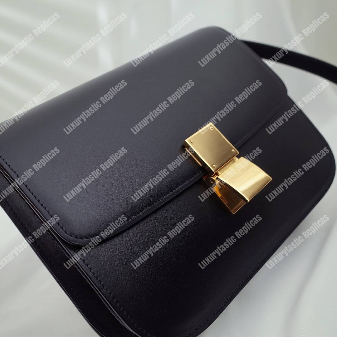Ce**e medium classic bag in box calfskin black