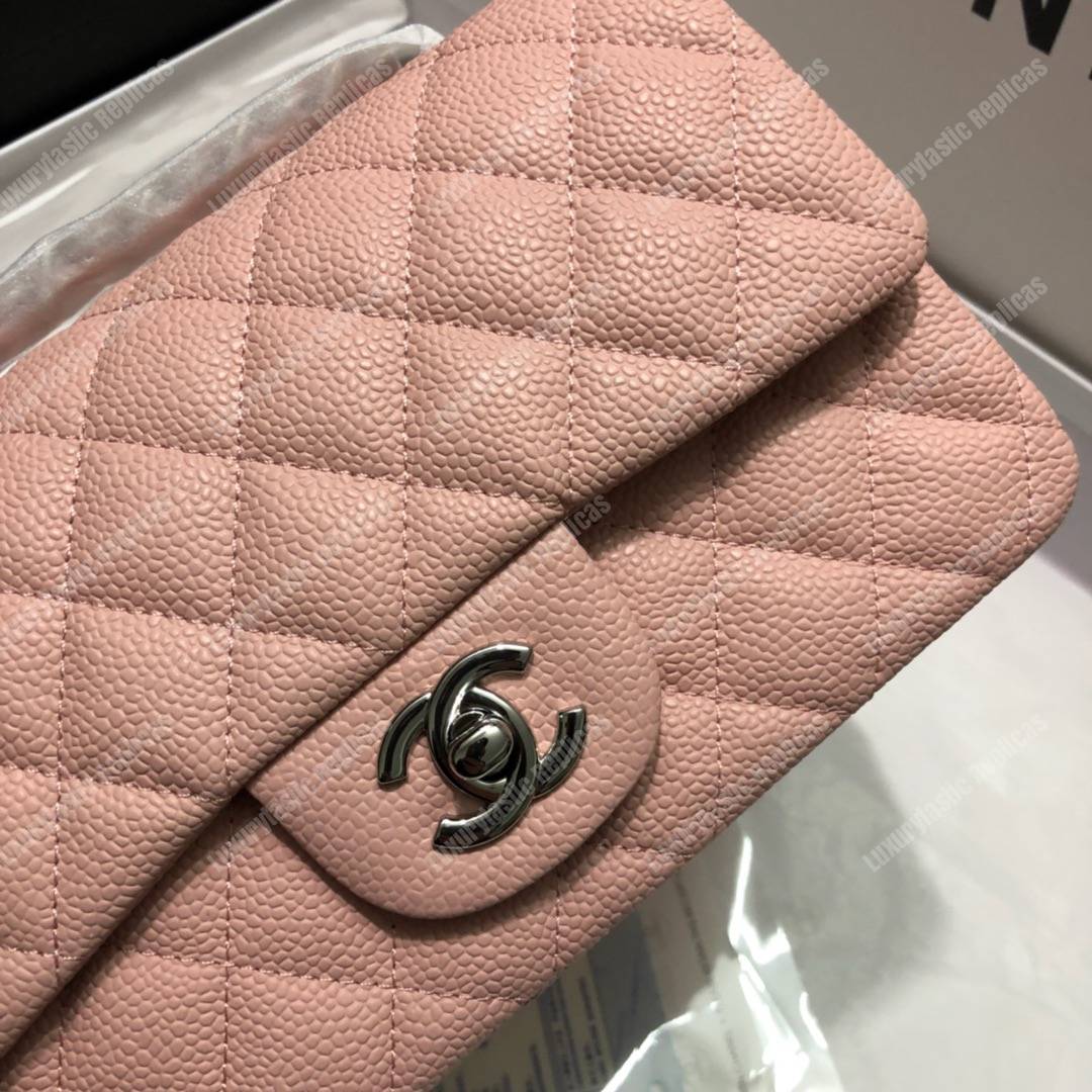 Ch*el mini flap bag pink