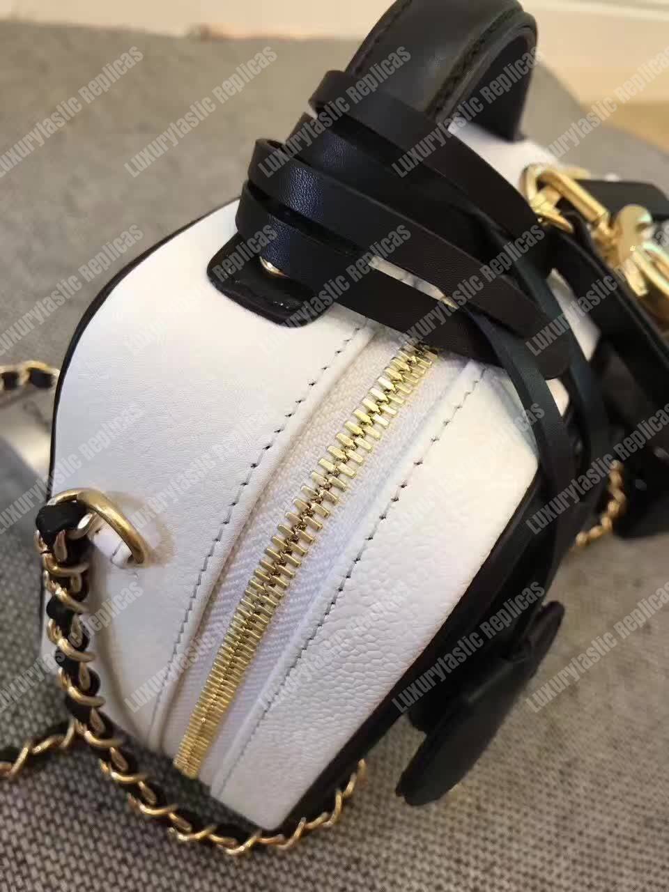 Ch*el small vanity case white