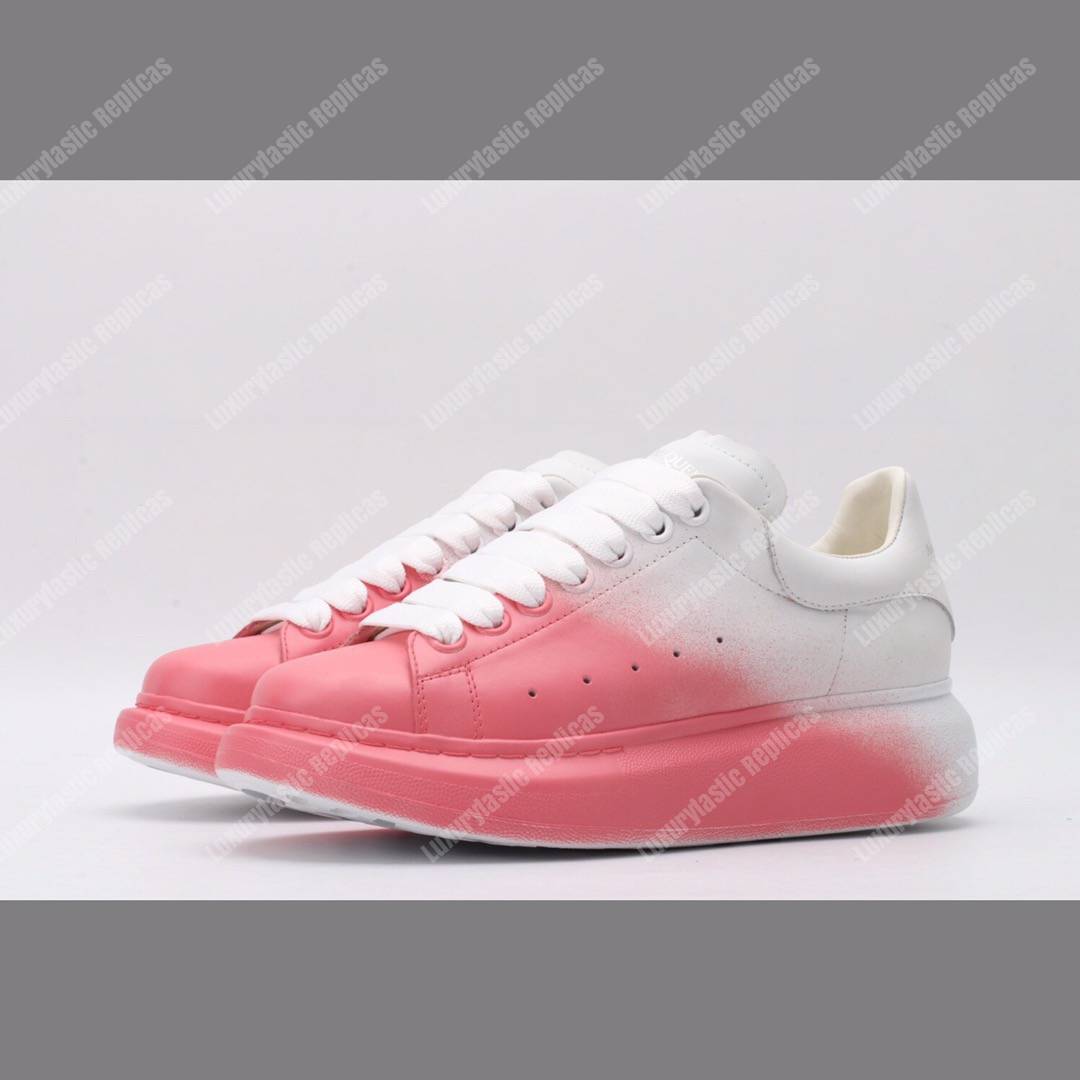 Alexander McQueen Oversized Sneaker Pink Spray