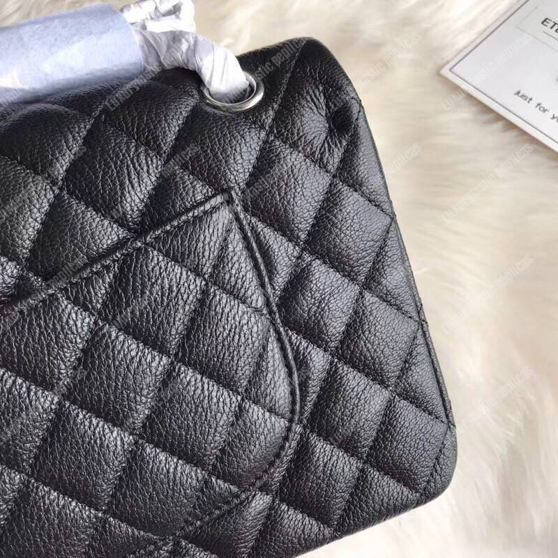 Ch*el medium classic handbag black