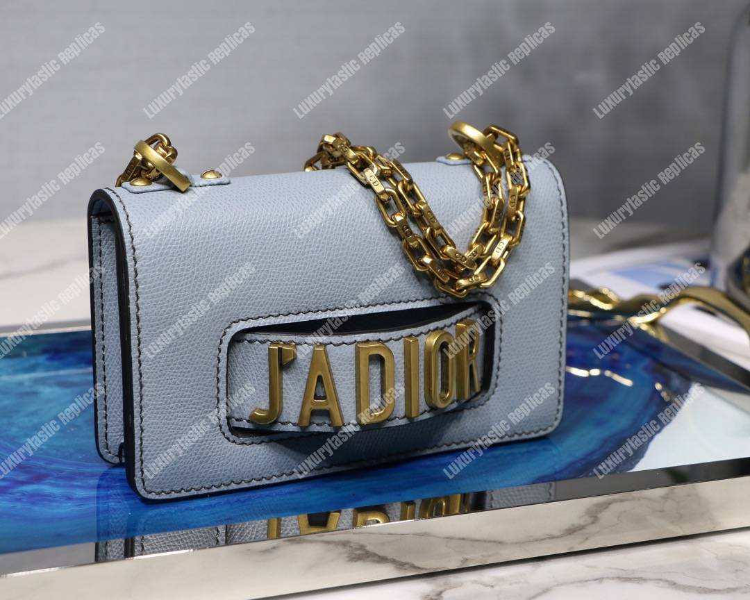 j’aD*or calfskin flap bag off-white