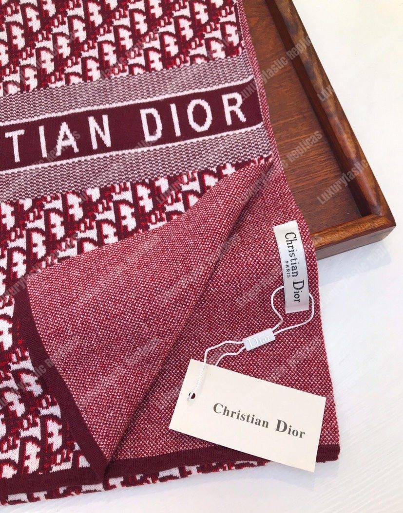 CD Burgundy Oblique Stole