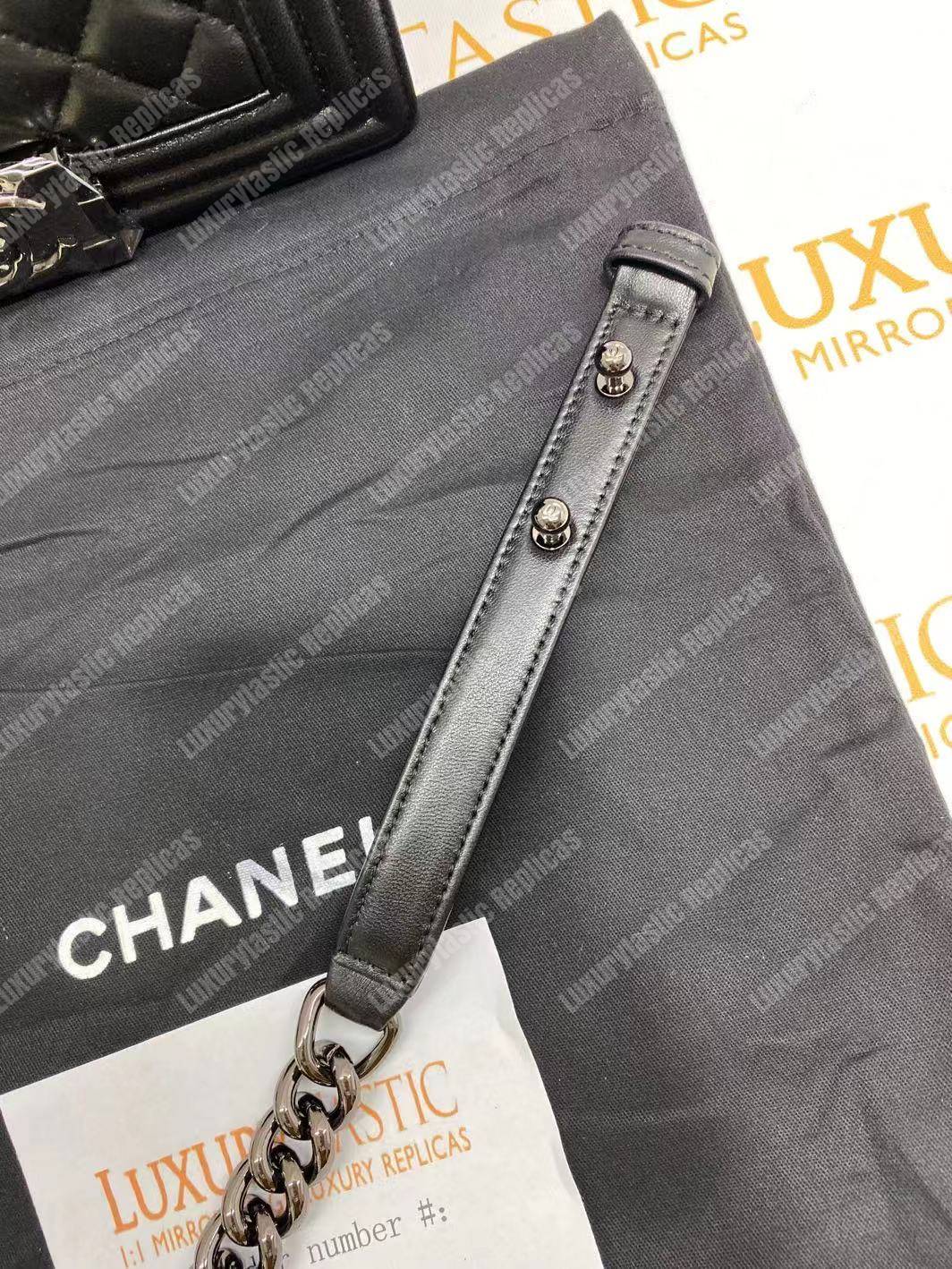 small boy Ch*el handbag black