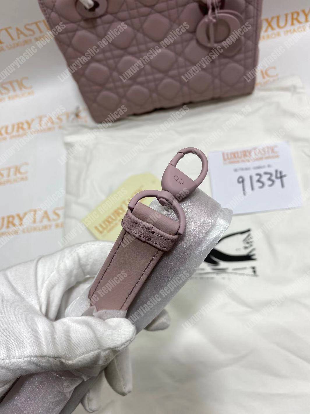 lady D*or ultra-matte medium bag pink