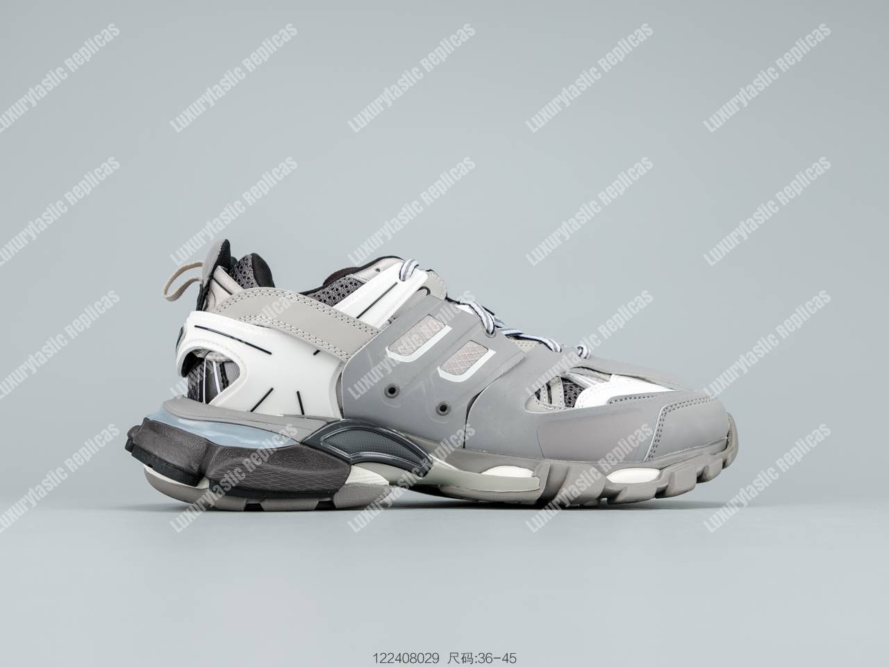 Ba*len*cia*ga track sneaker grey / white