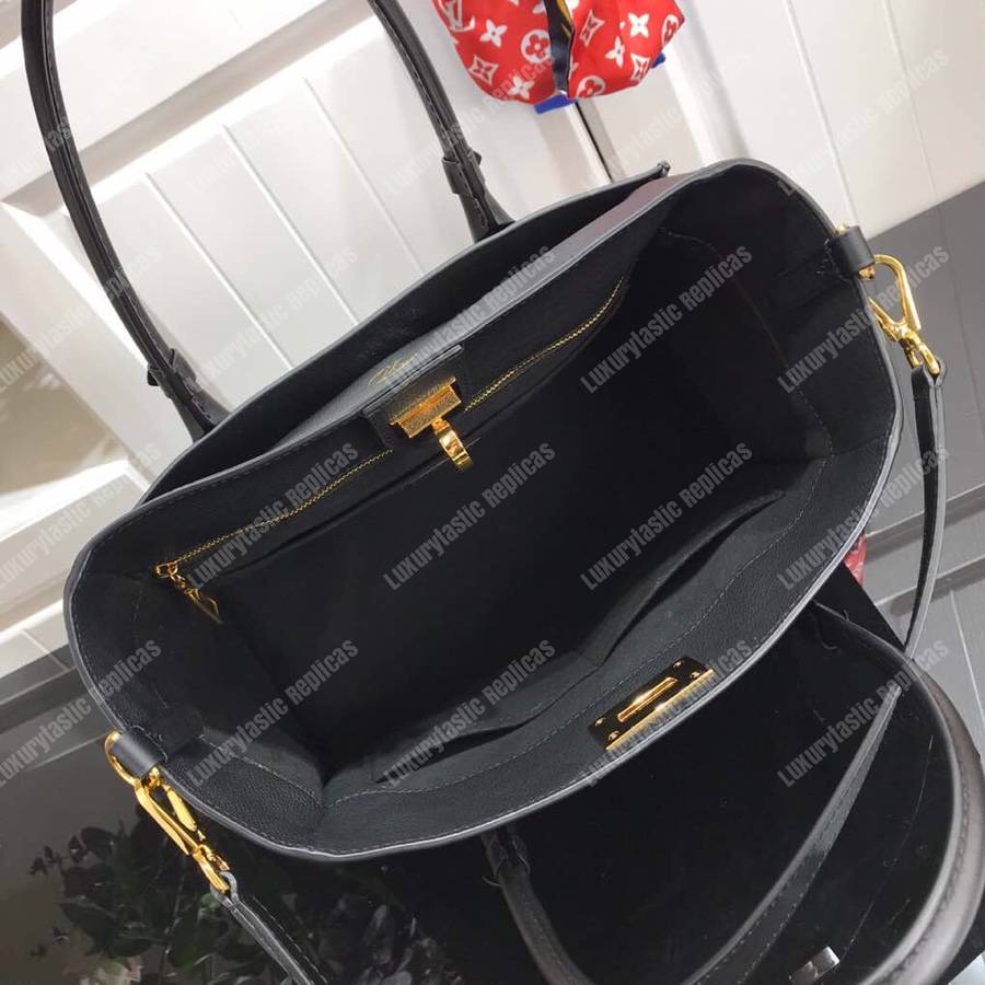 LV On My Side Calf Monogram Canvas Noir