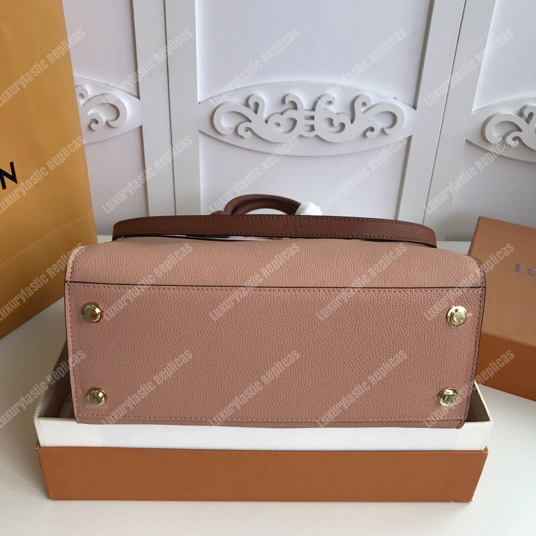 LV City Steamer MM Autres Cuirs Papyrus Creme Sienne