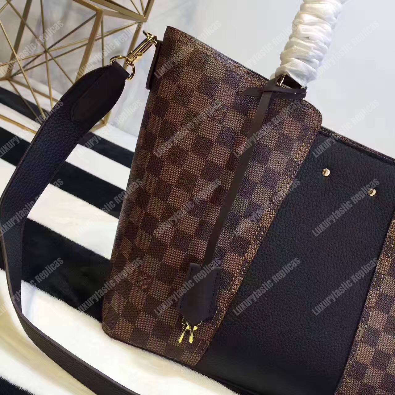 LV Jersey Damier Ebene Noir