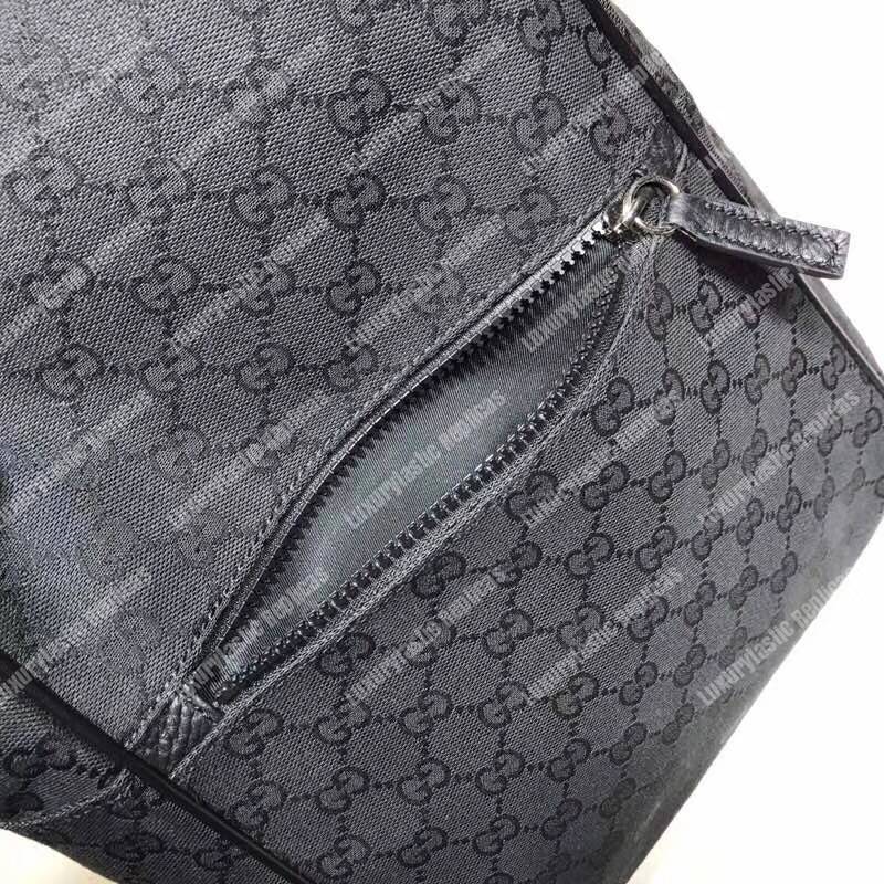G*u*i gg G*u*issima canvas black backpack