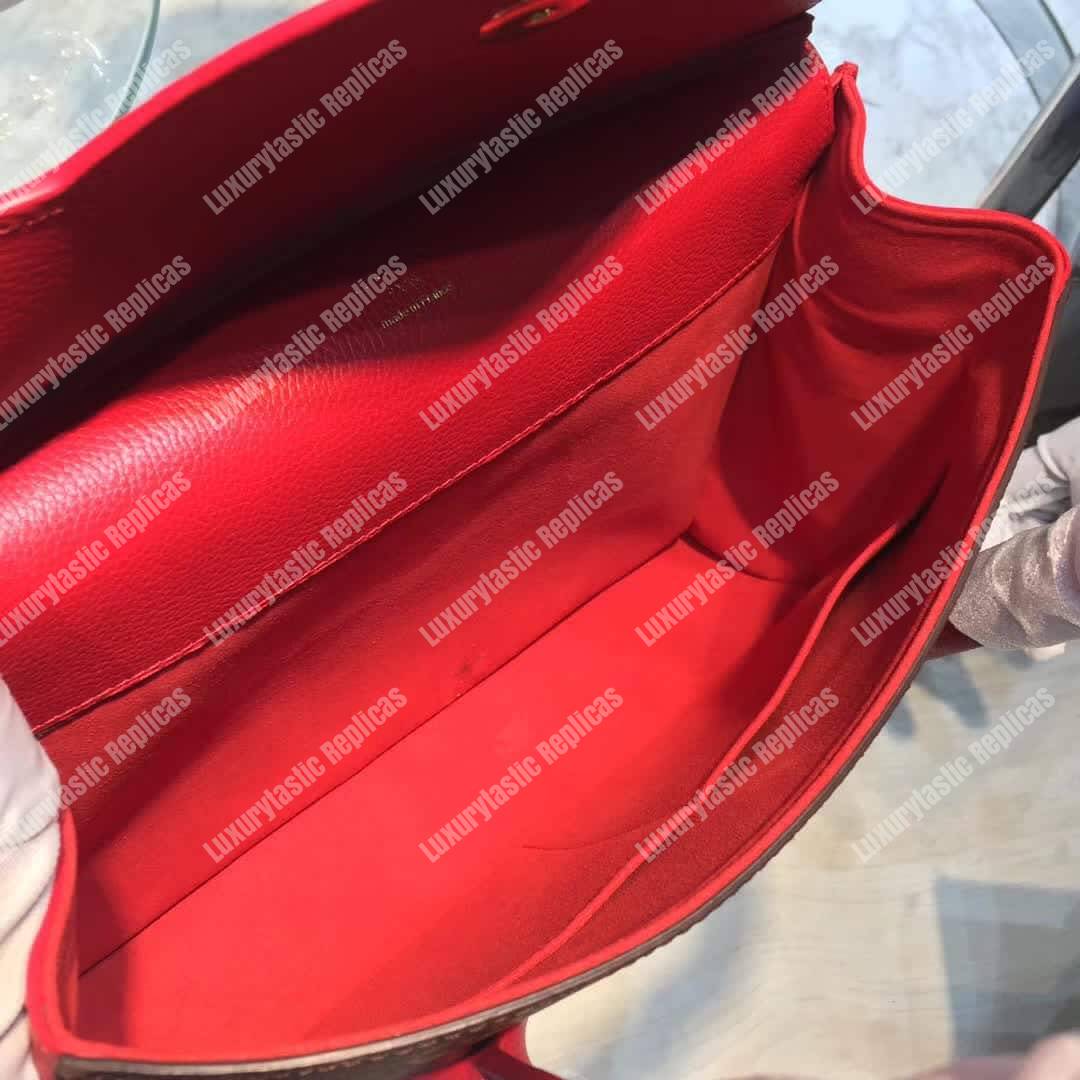 LV Florine Tote Bag Monogram Canvas Red