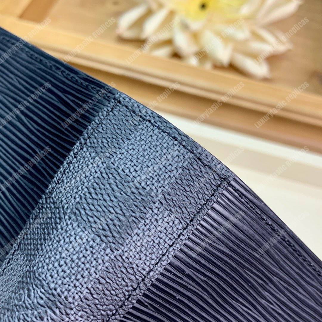 LV Multiple Wallet Epi Leather Damier Graphite