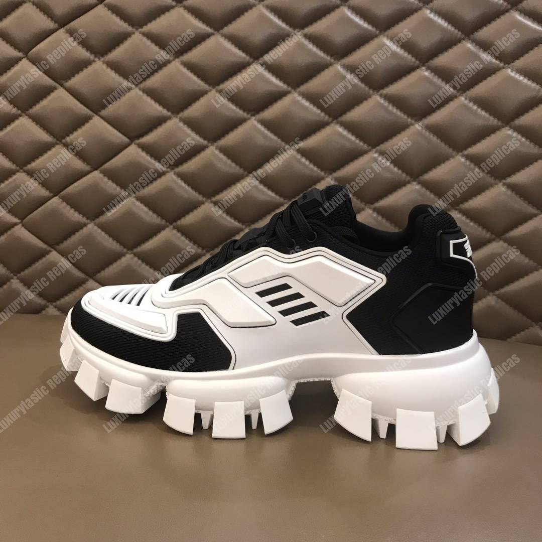 Pra*a cloudbust thunder knit sneakers white
