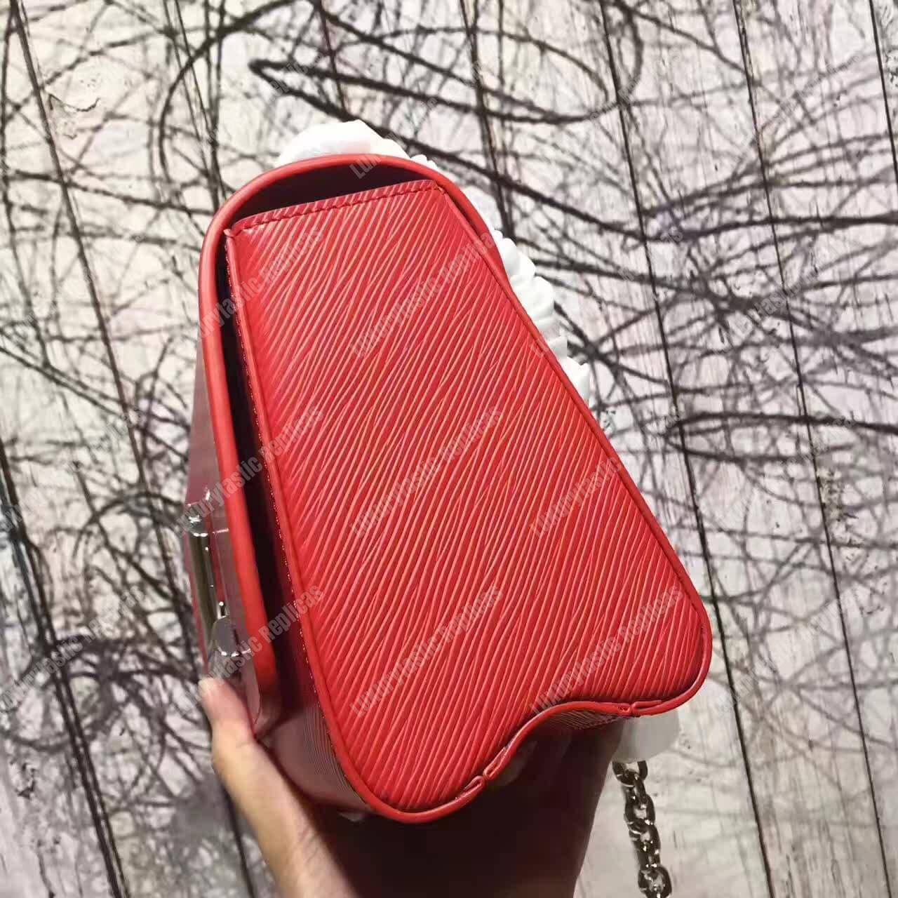 LV Twist MM Epi Leather Red