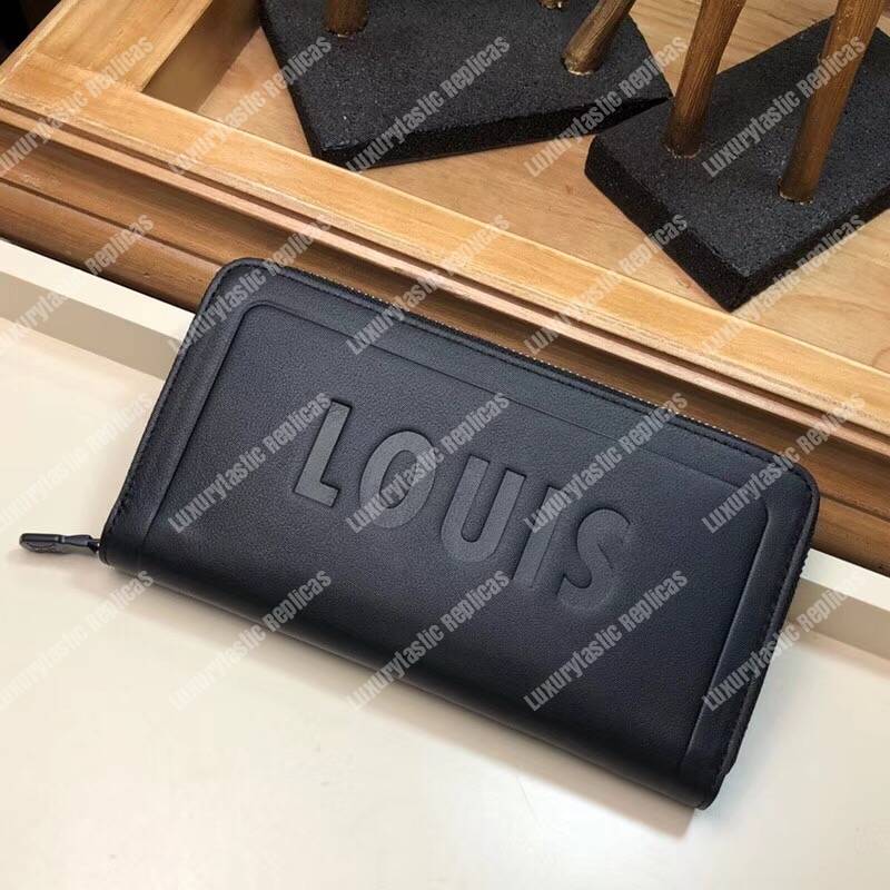 LV Zippy Wallet Dark Infinity Leather