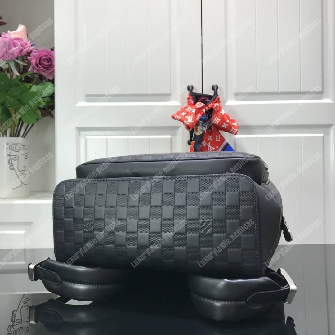 LV Campus Backpack Damier Infini Leather Checkerboard