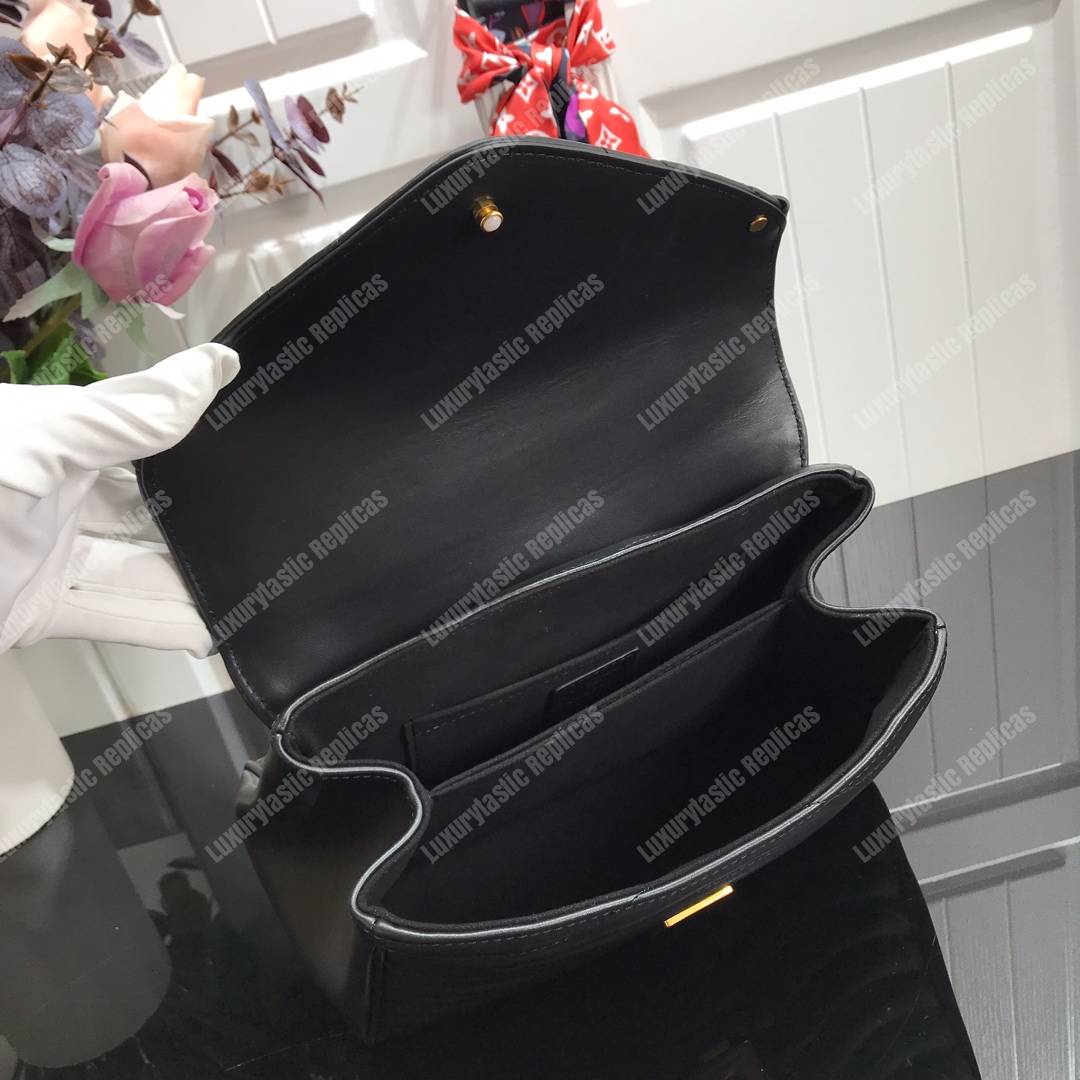 LV New Wave Top Wave Tophandle Handbag Noir