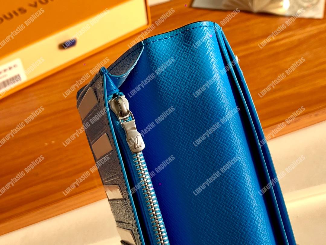 LV Brazza Wallet Blue