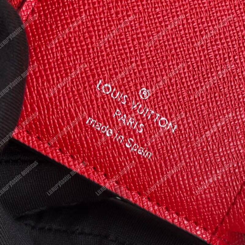 l**is V*t*n x sup*e rivets chain wallet epi canvas red