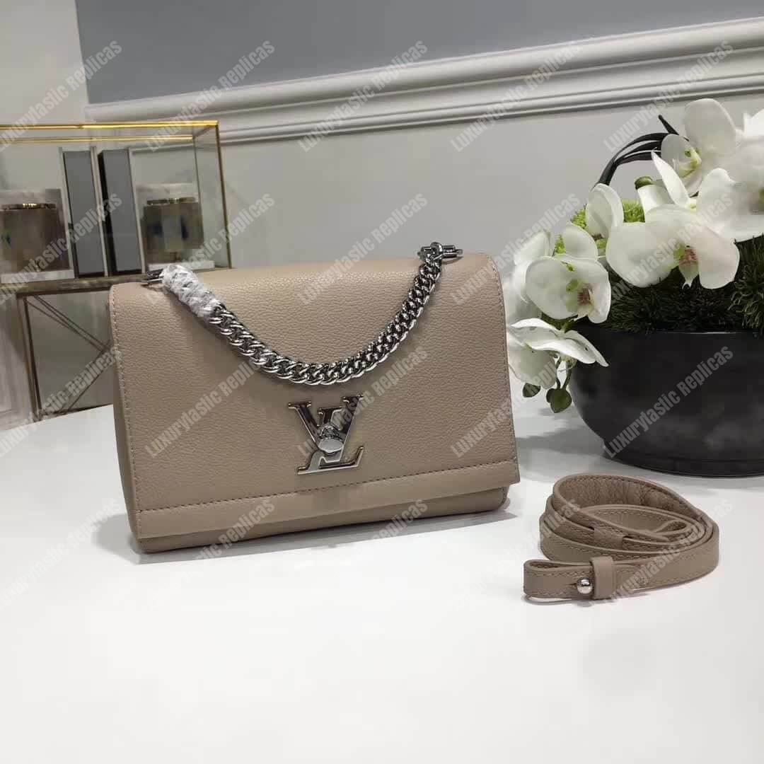 LV Lockme II BB Bag Taurillon Leather Galet