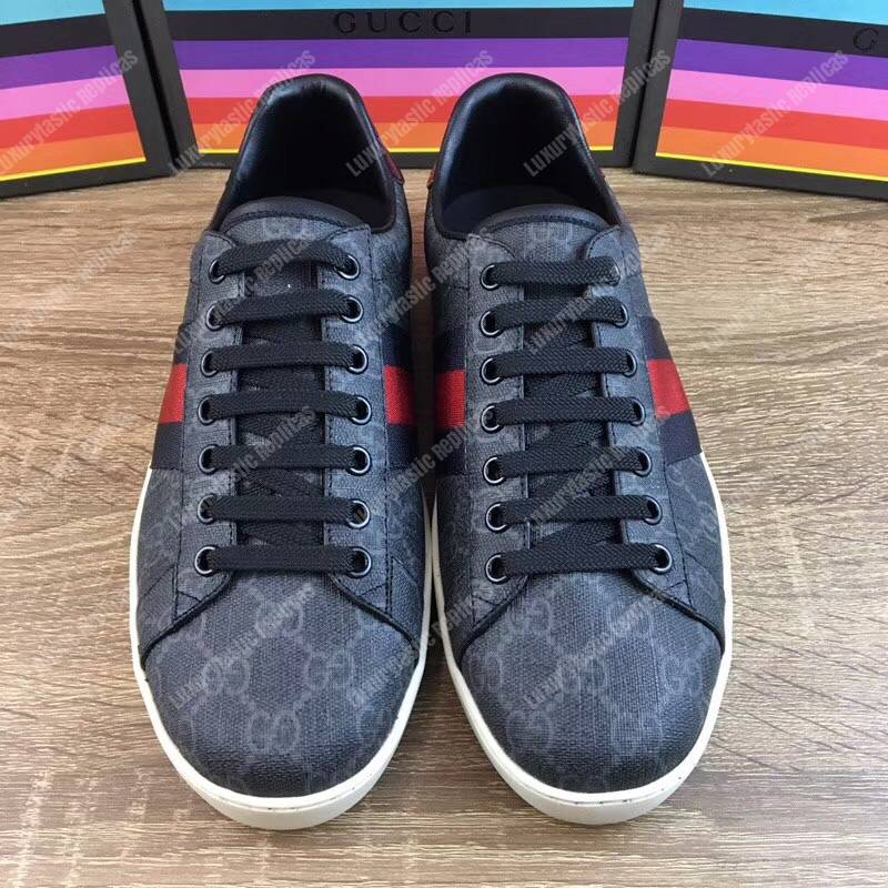 G*u*i ace gg sup*e sneaker black