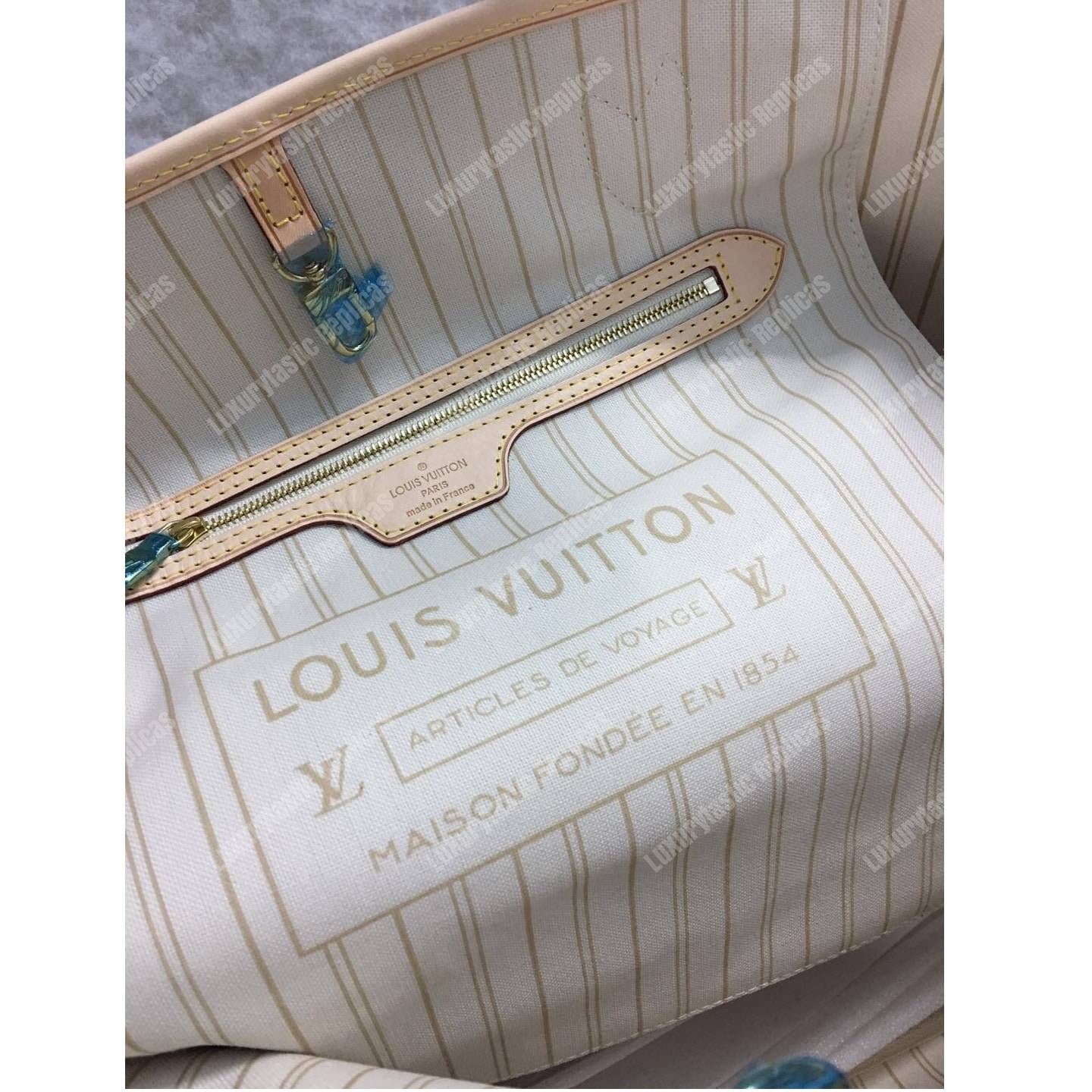 LV Neverfull GM Damier Azur