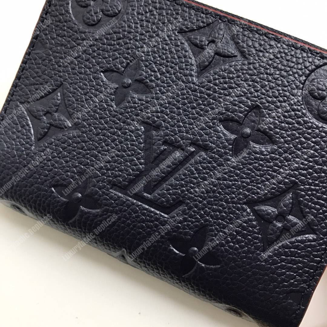 LV Zippy Coin Purse Monogram Empreinte Leather Marine Rouge