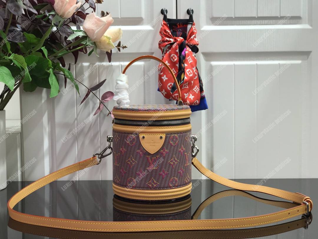 LV Cannes Monogram Pop Print Pink