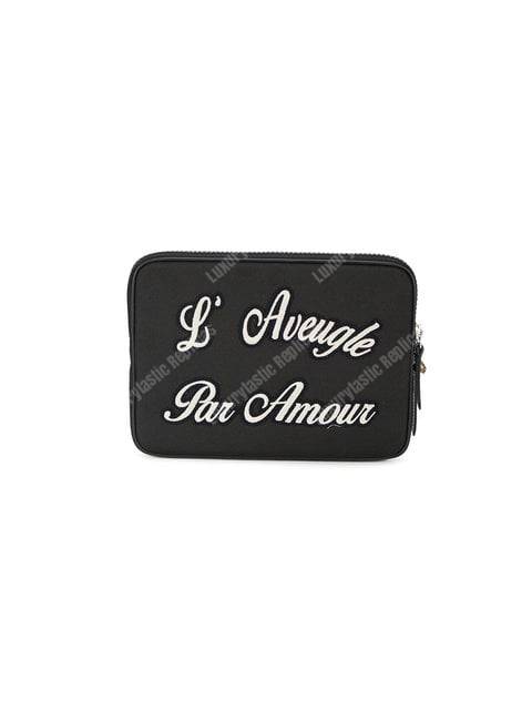 G*u*i techno canvas tablet case with embroidery tiger