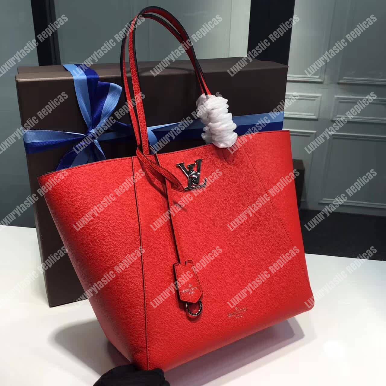 LV Lockme Cabas Bag Rubis