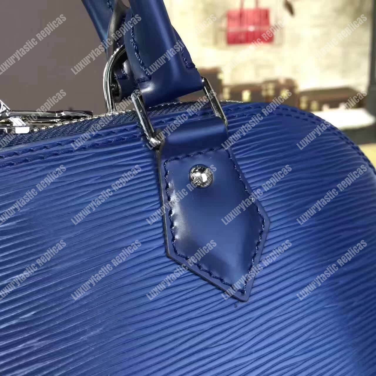 LV Alma PM Epi Leather Indigo