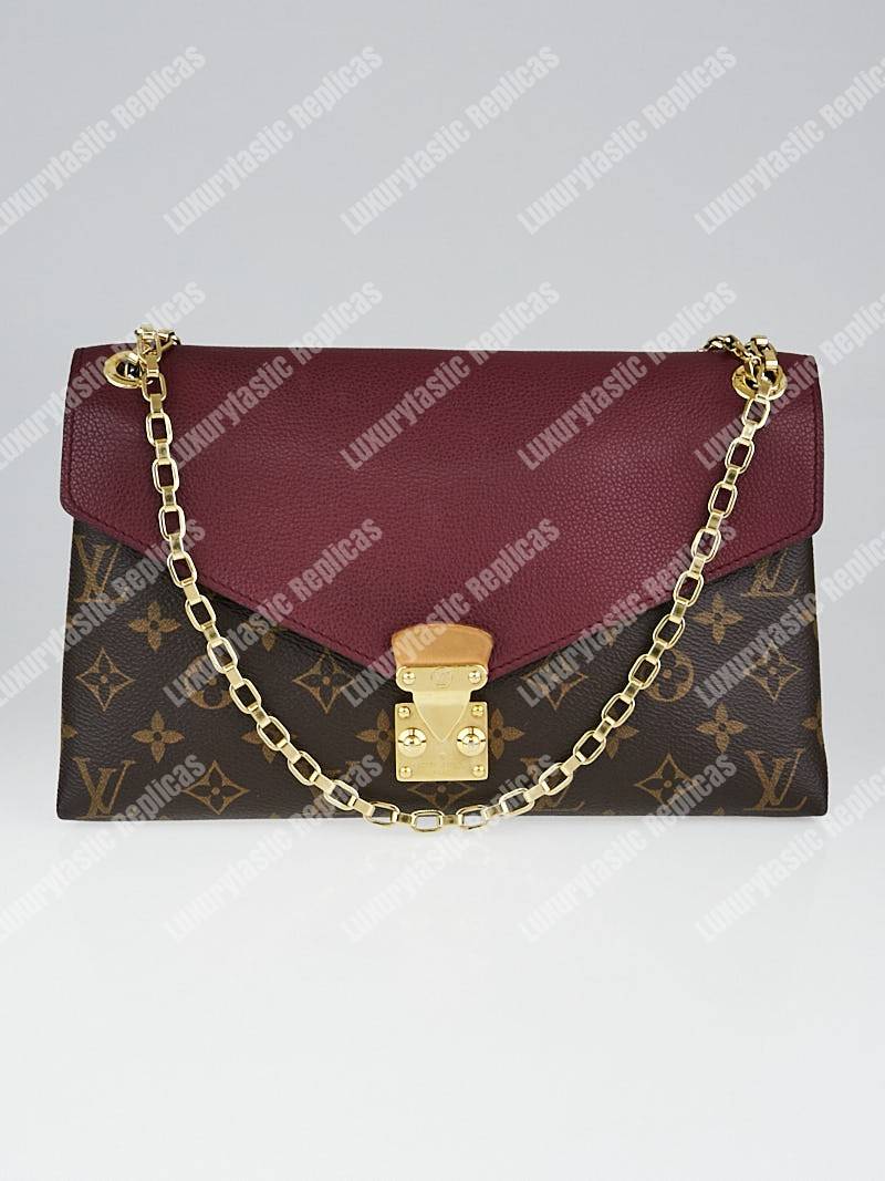 LV Pallas Chain Bag Monogram Aurore