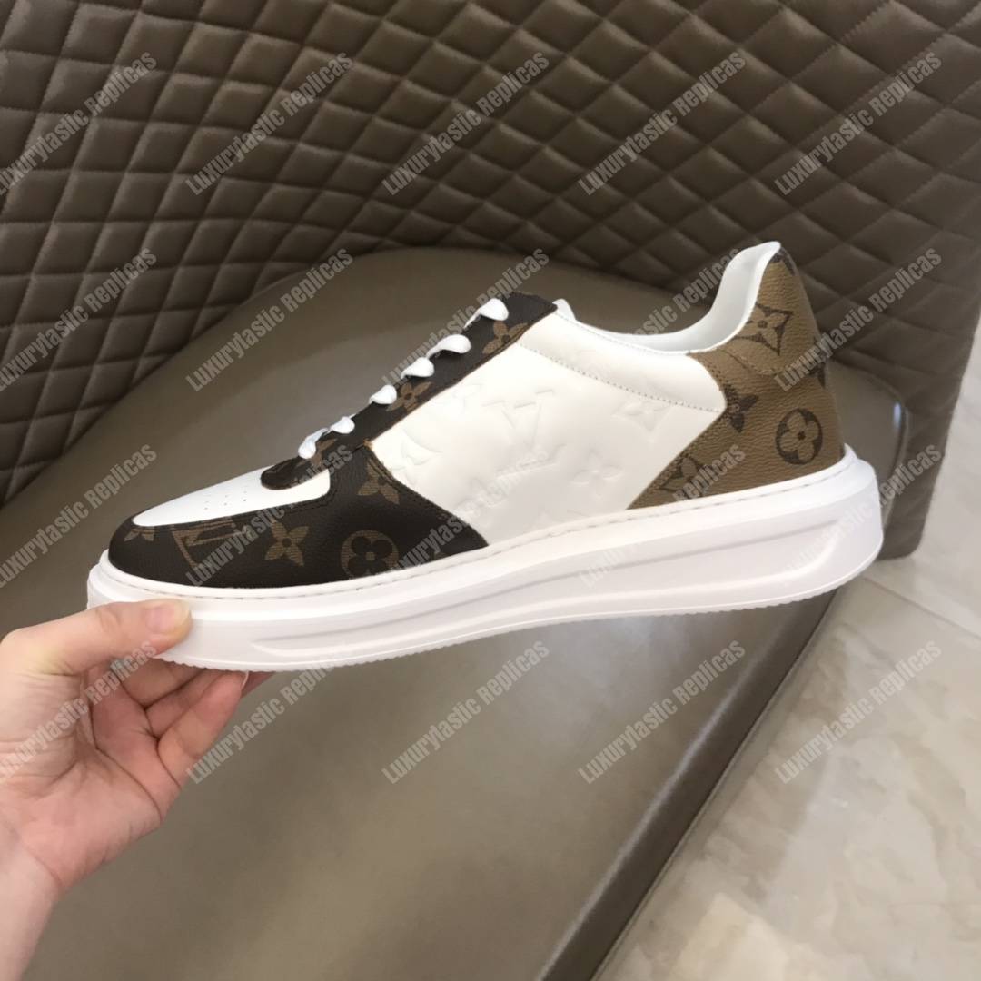 LV Rivoli Sneaker Monogram Brown Lining