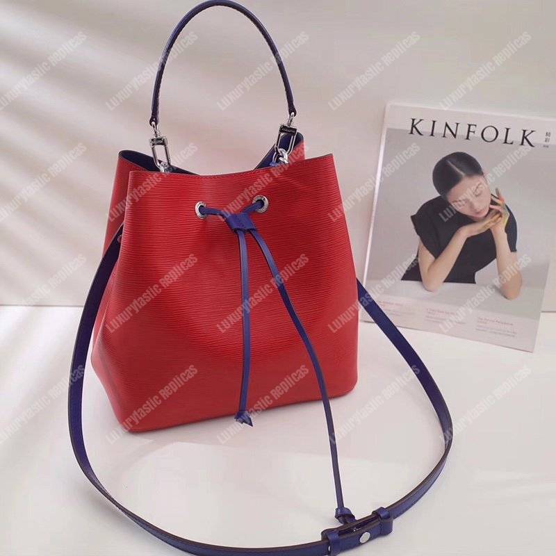 LV NéoNoé Bag Epi Leather Coquelicot Red