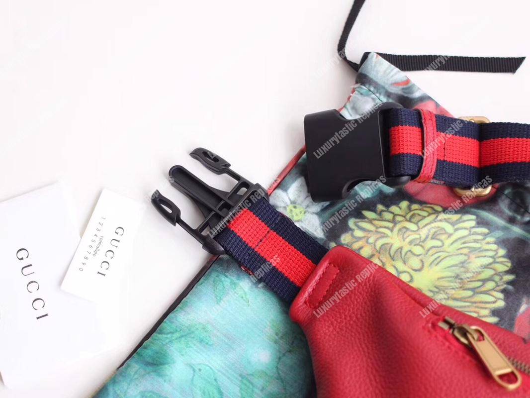 G*u*i coco capitán logo belt bag red