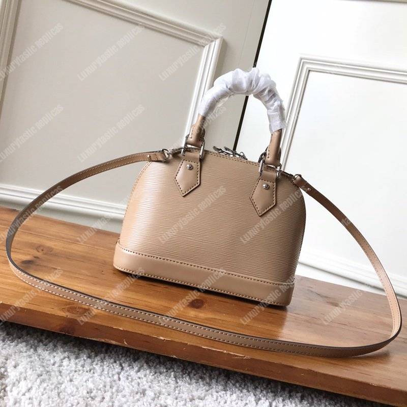 LV Alma BB Epi Leather Beige
