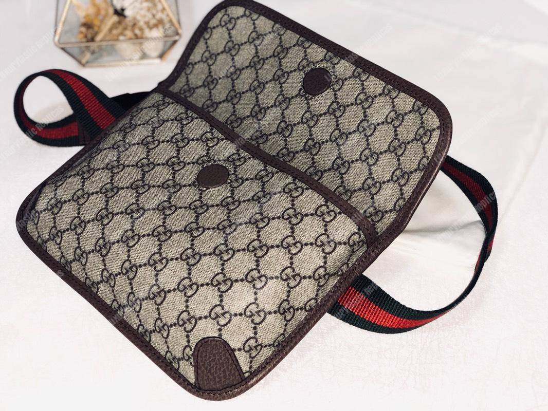 G*u*i gg sup*e belt bag brown trims
