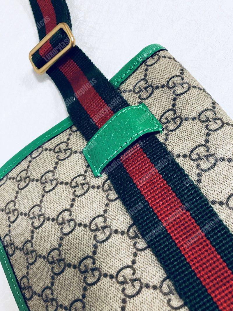 G*u*i gg sup*e belt bag green trims
