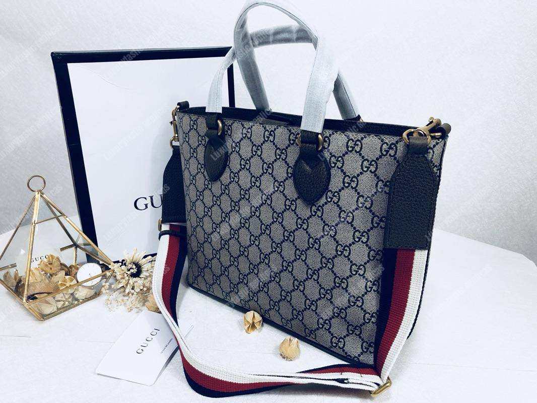 G*u*i mystic cat patch gg sup*e tote bag