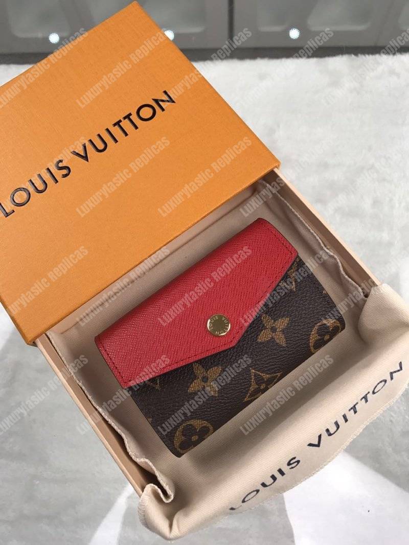 LV Sarah Multicartes Cerise