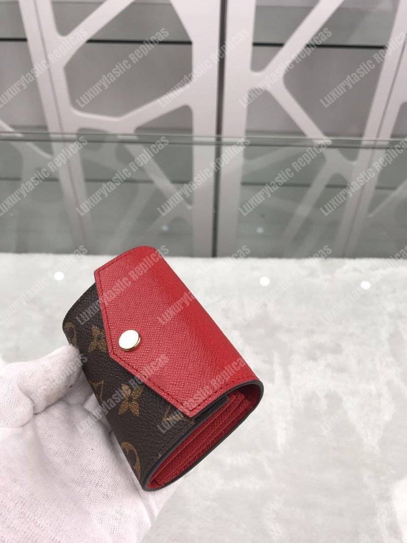LV Sarah Multicartes Cerise