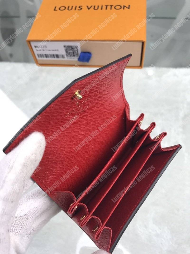 LV Sarah Multicartes Cerise