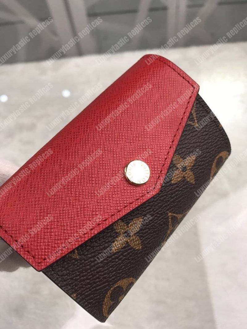 LV Sarah Multicartes Cerise