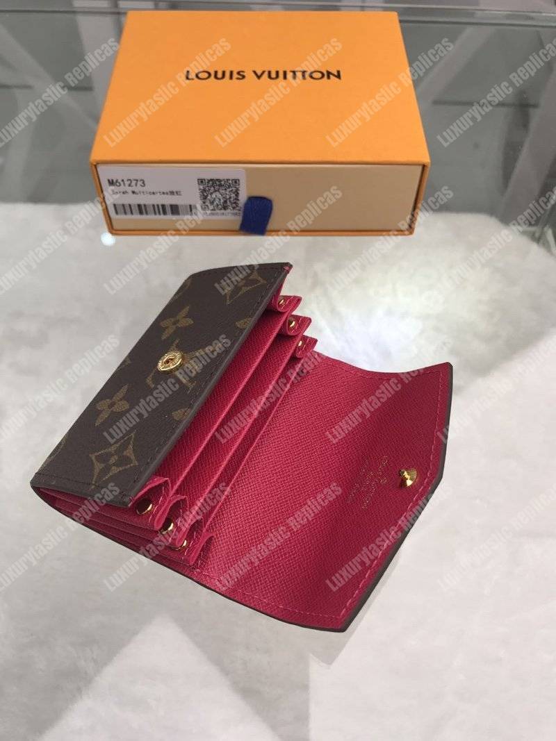 LV Sarah Multicartes Fuchsia