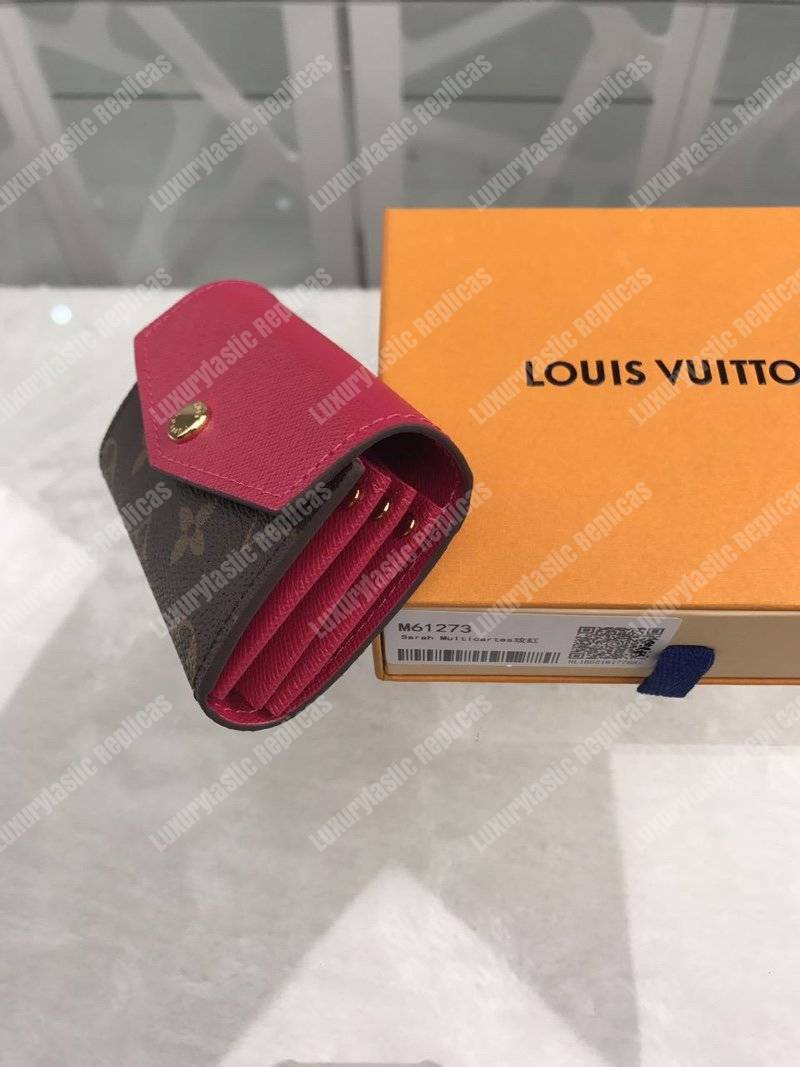 LV Sarah Multicartes Fuchsia