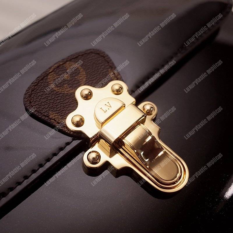LV Cherrywood PM Patent Leather Black