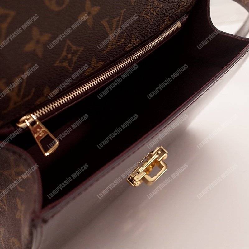 LV Cherrywood PM Patent Leather Amarante