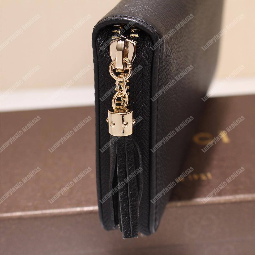 G*u*i soho zip around wallet black