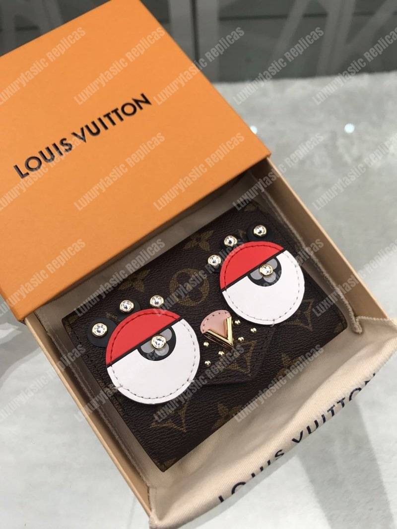 LV Victorine Wallet Monogram Canvas Lovely Birds