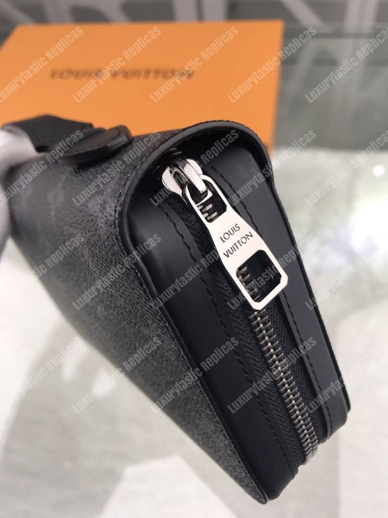 LV Zippy XL Wallet Monogram Eclipse Canvas